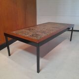 Table basse scandinave en teck par Séverin Hansen années 50