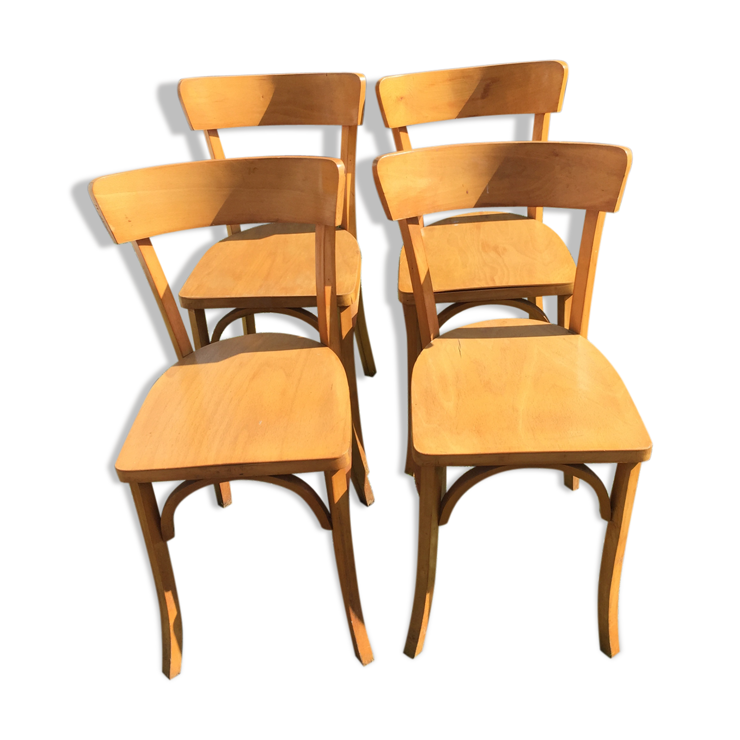 Set de 4 chaises bistrot