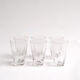 Set of 6 vintage blown glasses