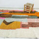 Tapis berbère abstrait orange 250 x 150 cm
