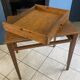 Desk with a large solid oak drawer from 1950, 78x58cm.