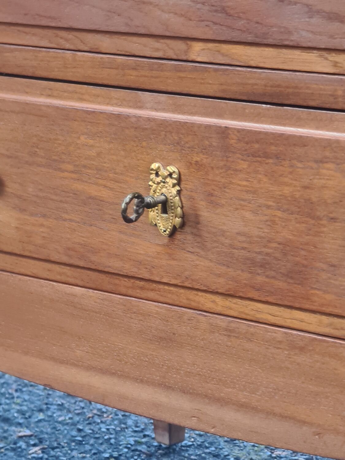 Carpenter's chest of drawers 1950 Louis XVI style