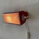 Simple red metal wall light from the AGE, 1970s, Germany.