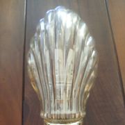 Paire d’appliques murales coquillage – verre italien strié – 1970