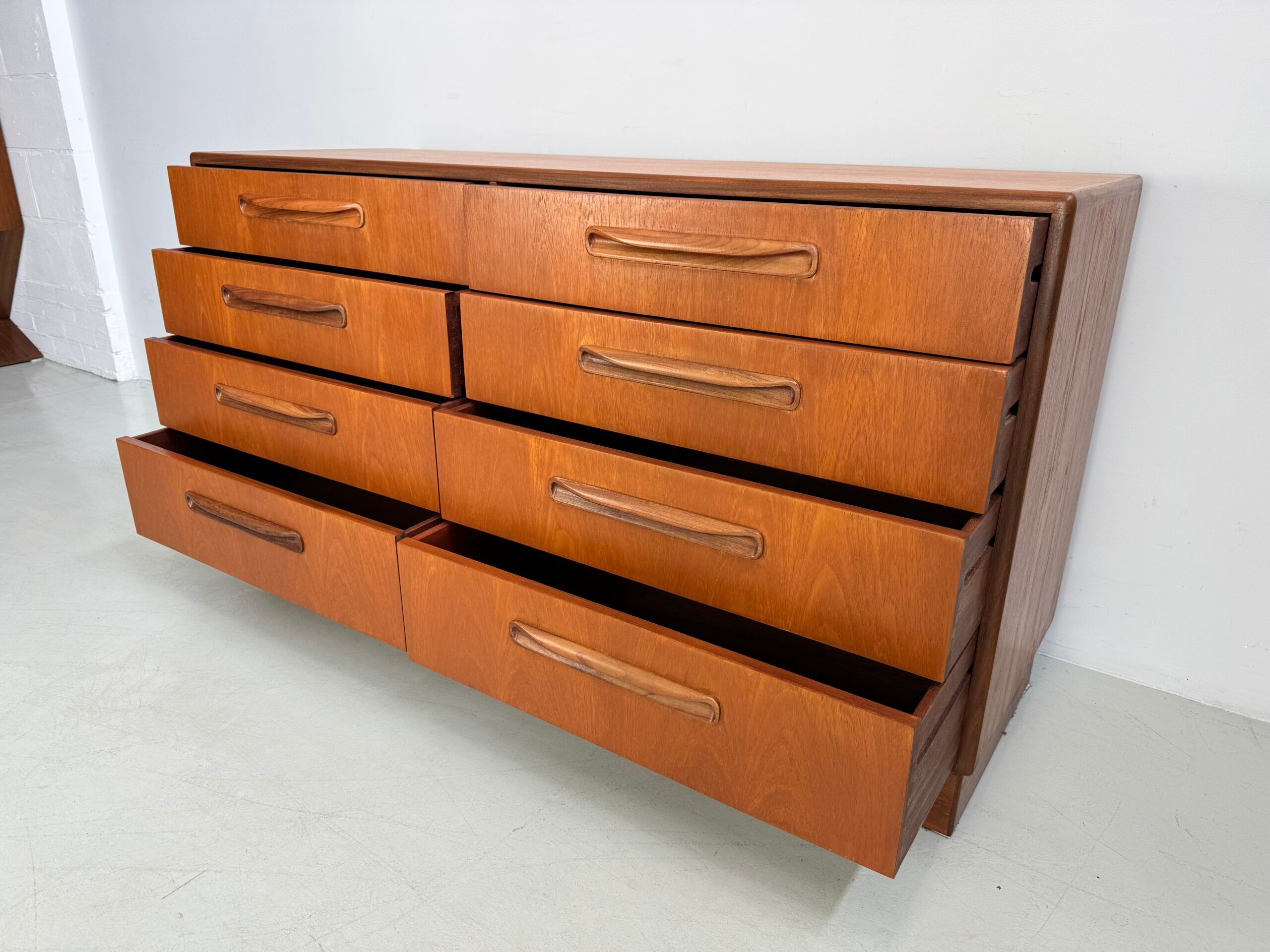 Vintage G-Plan chest of drawers.