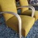 Set of 2 bridge armchairs