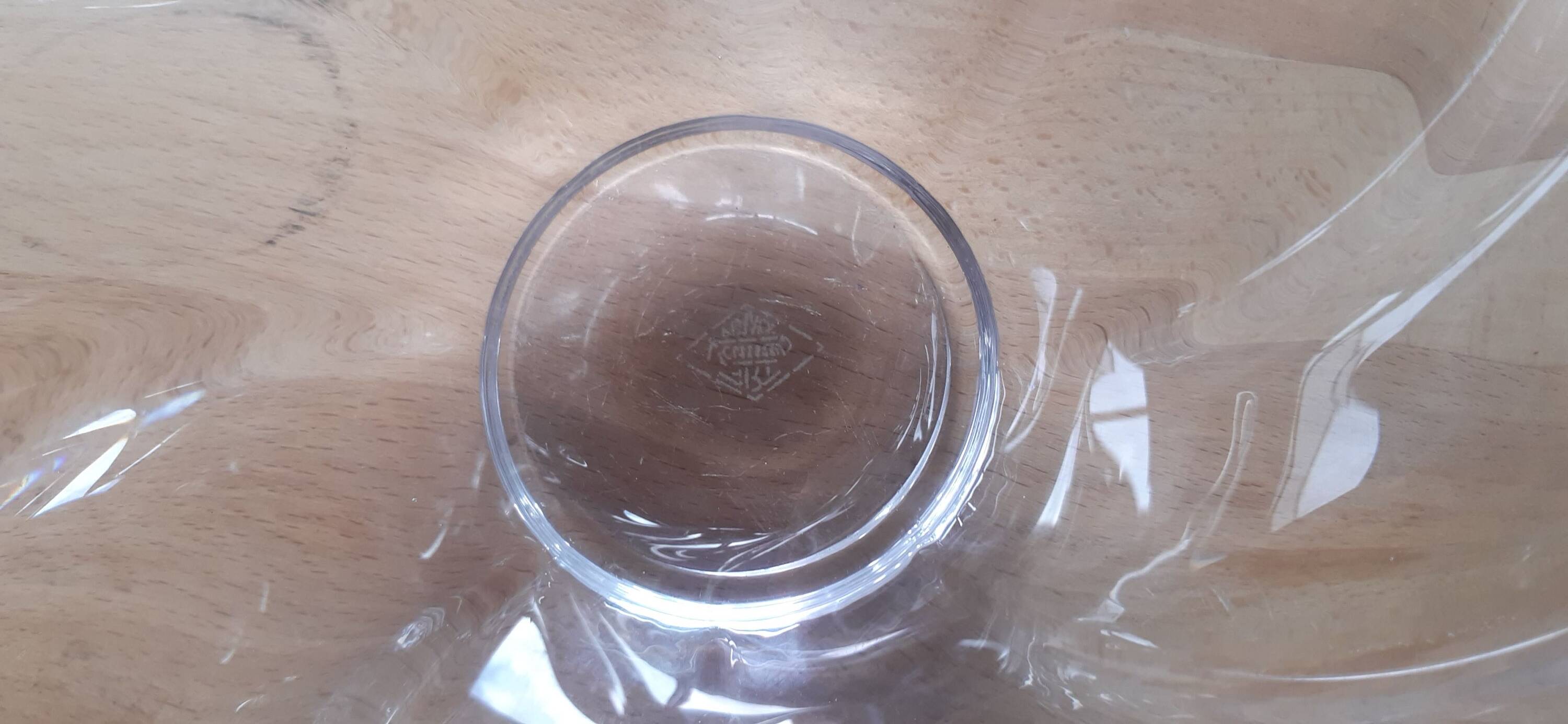 Antique fruit bowl from Vannes art crystal factory