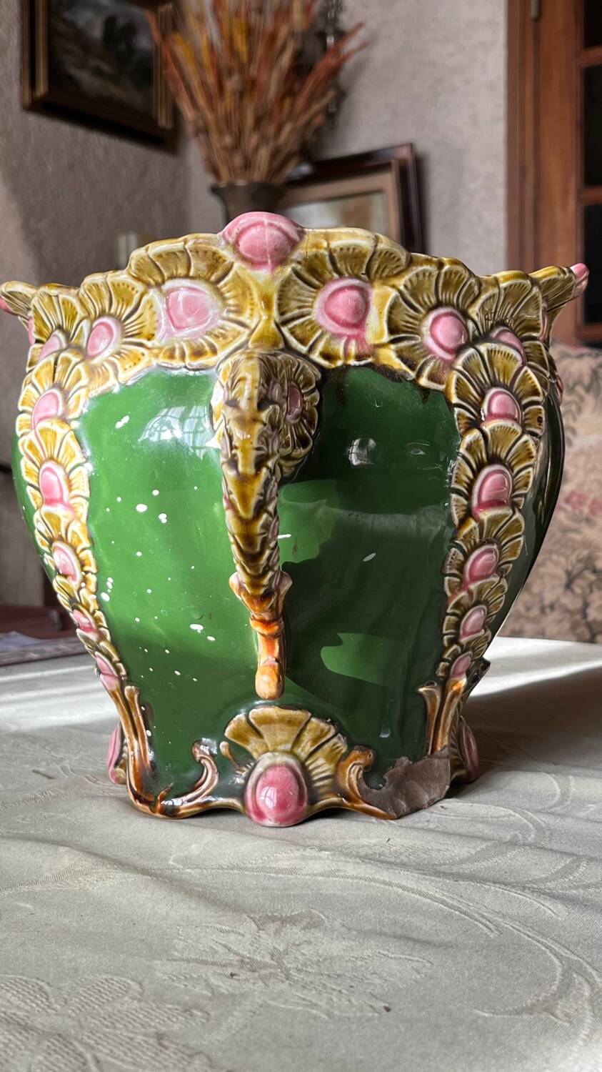 Honnaing art nouveau slip vase