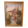 Oil on panel Cathedral landscape framed signed Ch Girardet 38