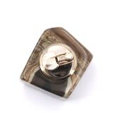 Brown Jasper table lighter, 1970s