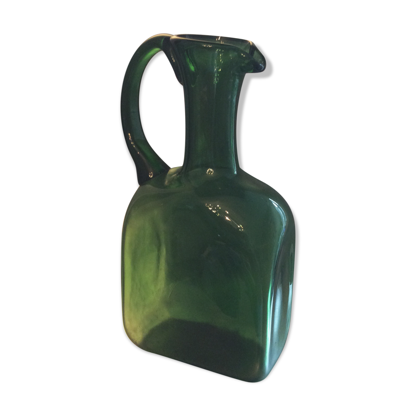 Vintage carafe in blown glass