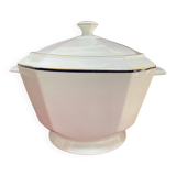 Soupière style Art Déco en porcelaine