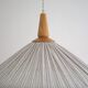 Suspension ELEONORE — 60 cm, striped olive linen and cotton