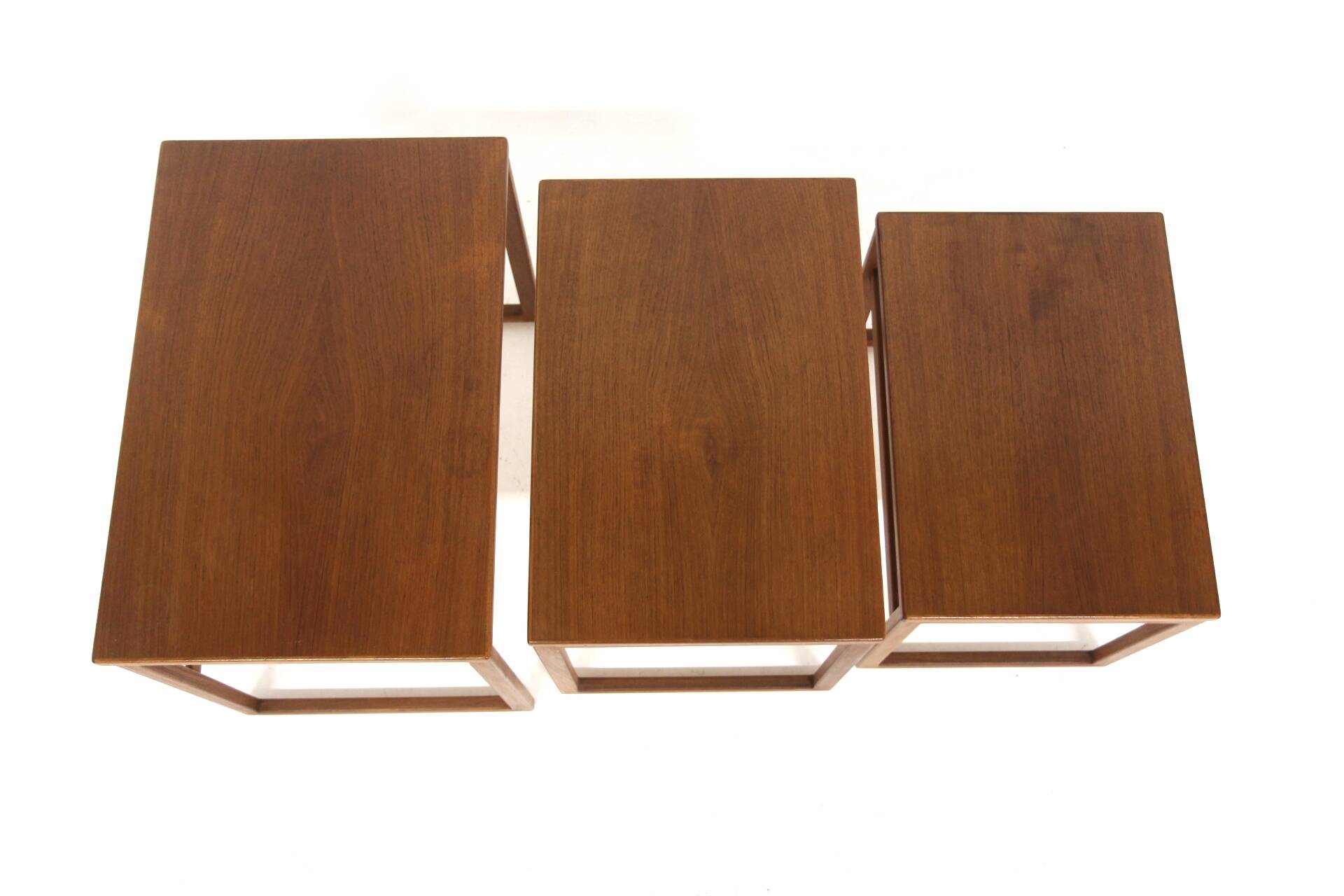 Svante Skogh teak nesting tables for Seffle Möbelfabrik, Sweden, 1960s
