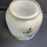 Vase F. T. Legras enamelled and painted signed