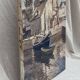 Tableau signé Huile sur toile « Ville Honfleur,Normandie » dimension : hauteur -50cm- Largeur -40cm-