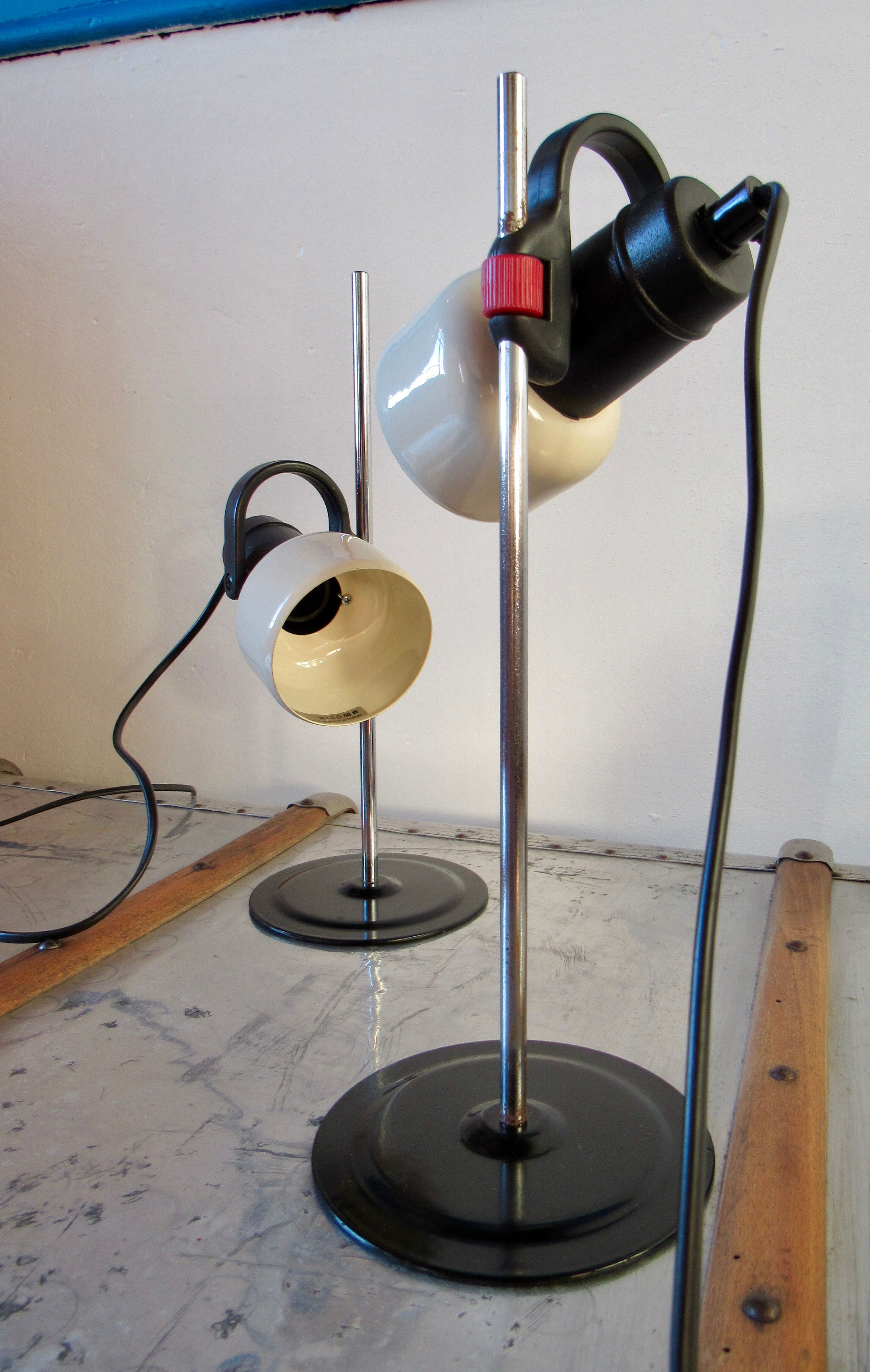Paire de lampes des années 70