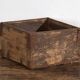 Ancient Chinese wooden basket with iron hoop – China, circa 1900