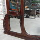 Large mahogany Art Nouveau mirror 178x220cm