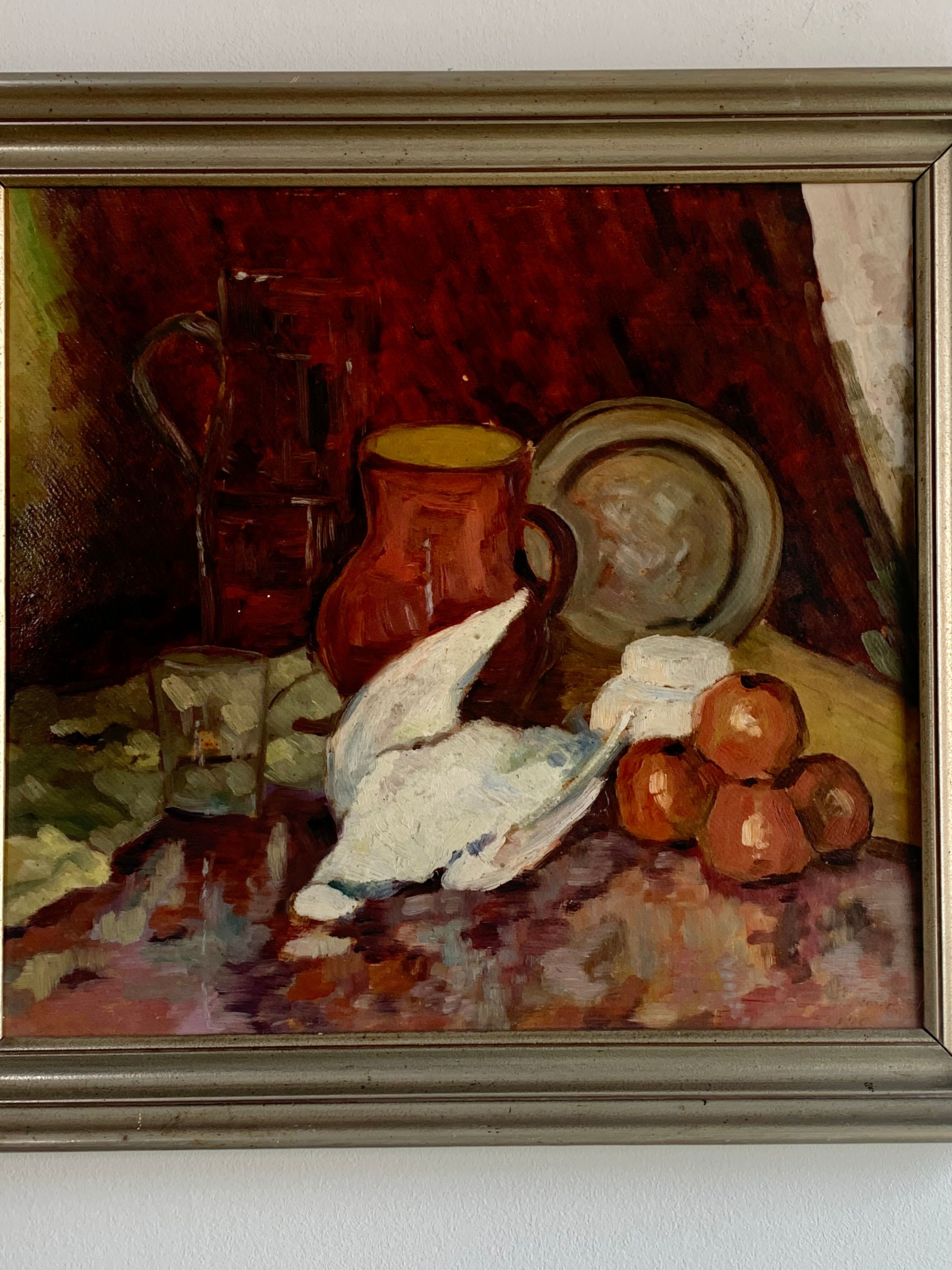 Still life Oil painting, 1950s