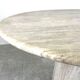 Table à manger en travertin, années 1970
