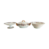 Ensemble de 3 plats en porcelaine Langenthal de Suisse