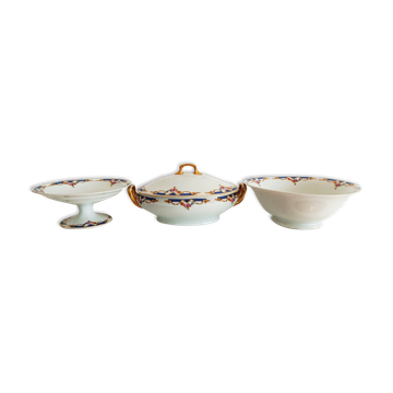 Porcelain Langenthal Switzerland Soupière, Cut on foot and bowl
