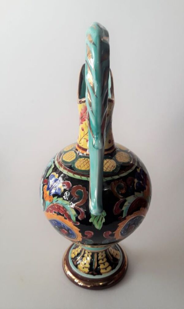 Vase aiguière céramique cerart Monaco des années 50