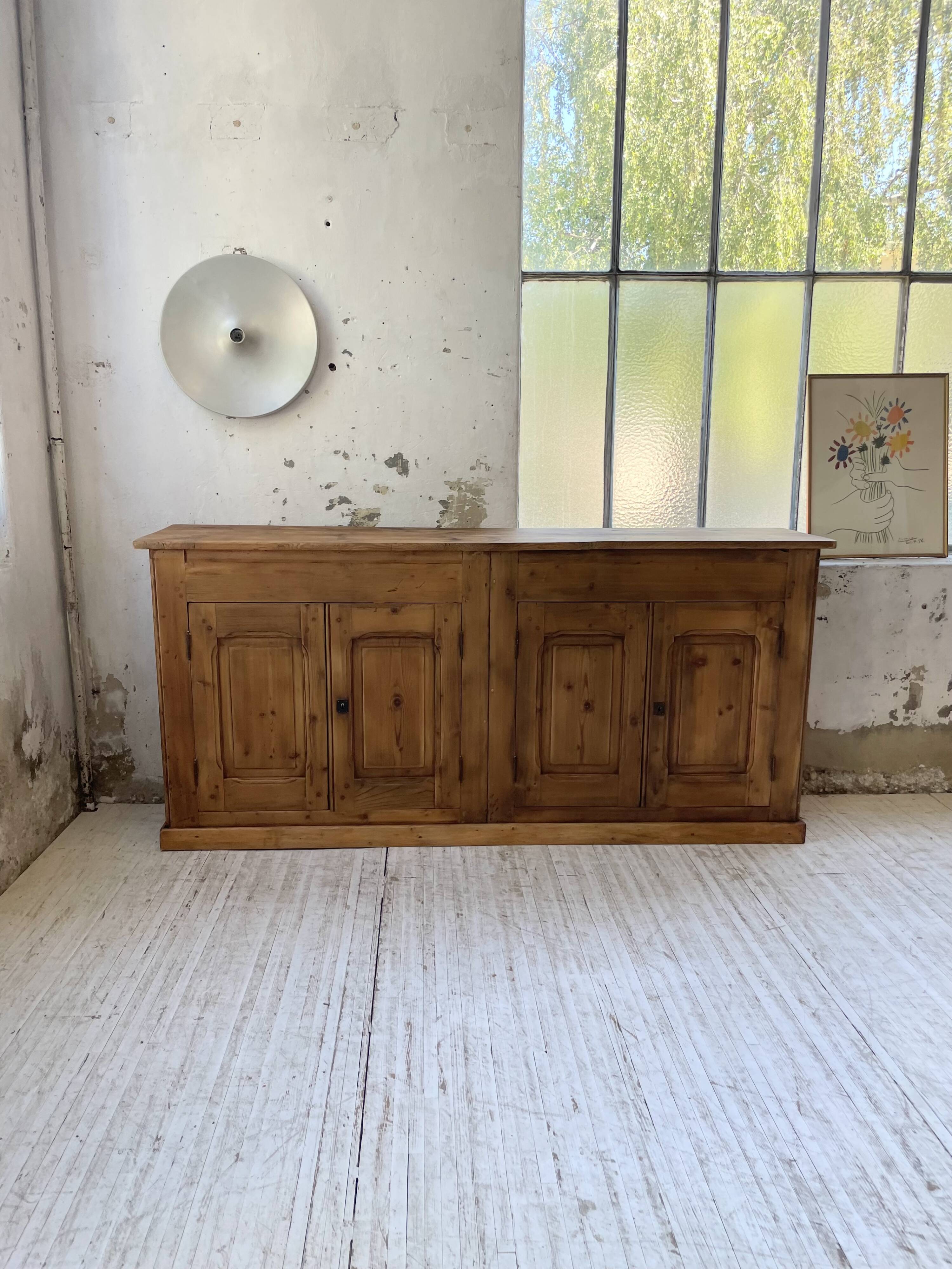 2m pine craft furniture sideboard