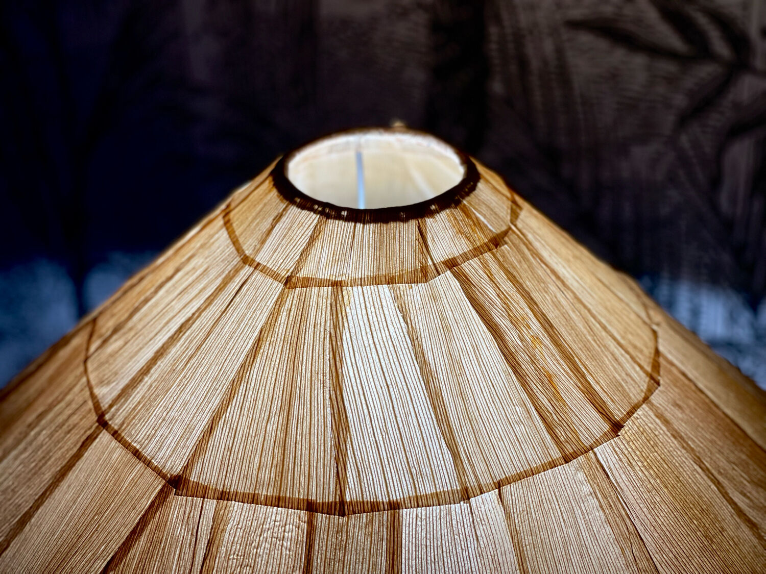 Rattan lamp 1970