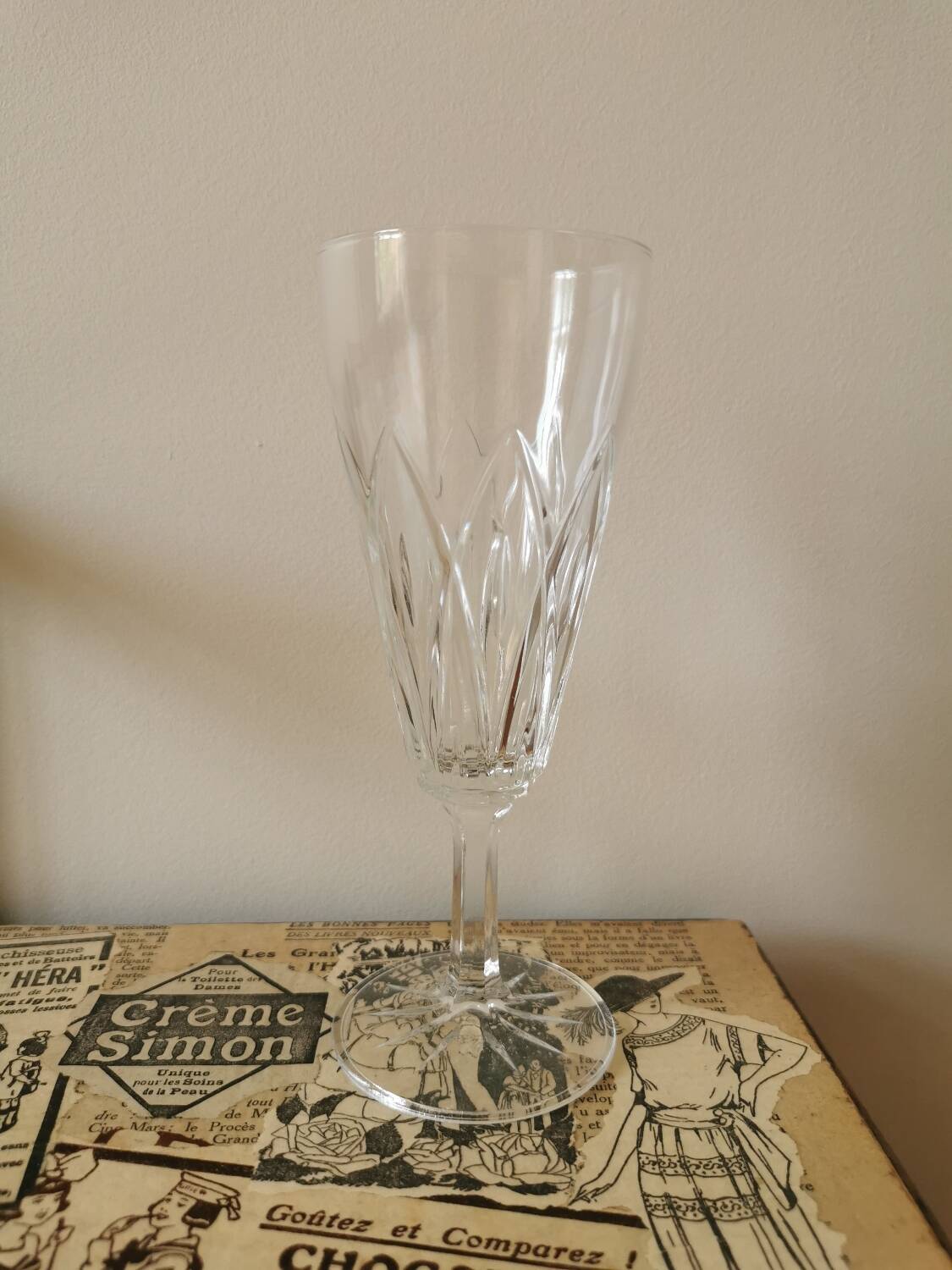 “Flower” champagne flutes