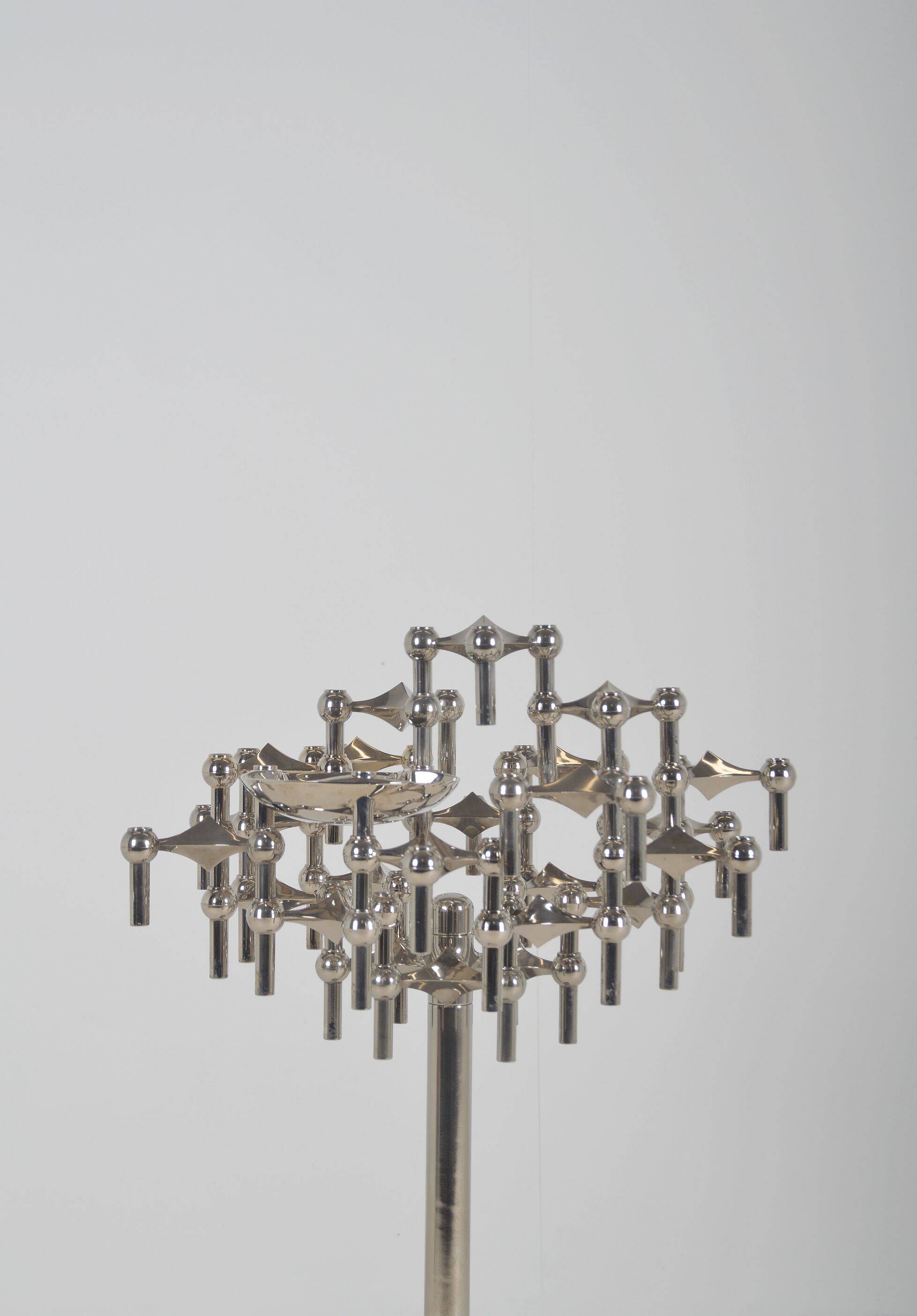 Vintage XL floor candlestick by Fritz Nagel for BMF, 1970s