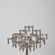 Vintage XL floor candlestick by Fritz Nagel for BMF, 1970s