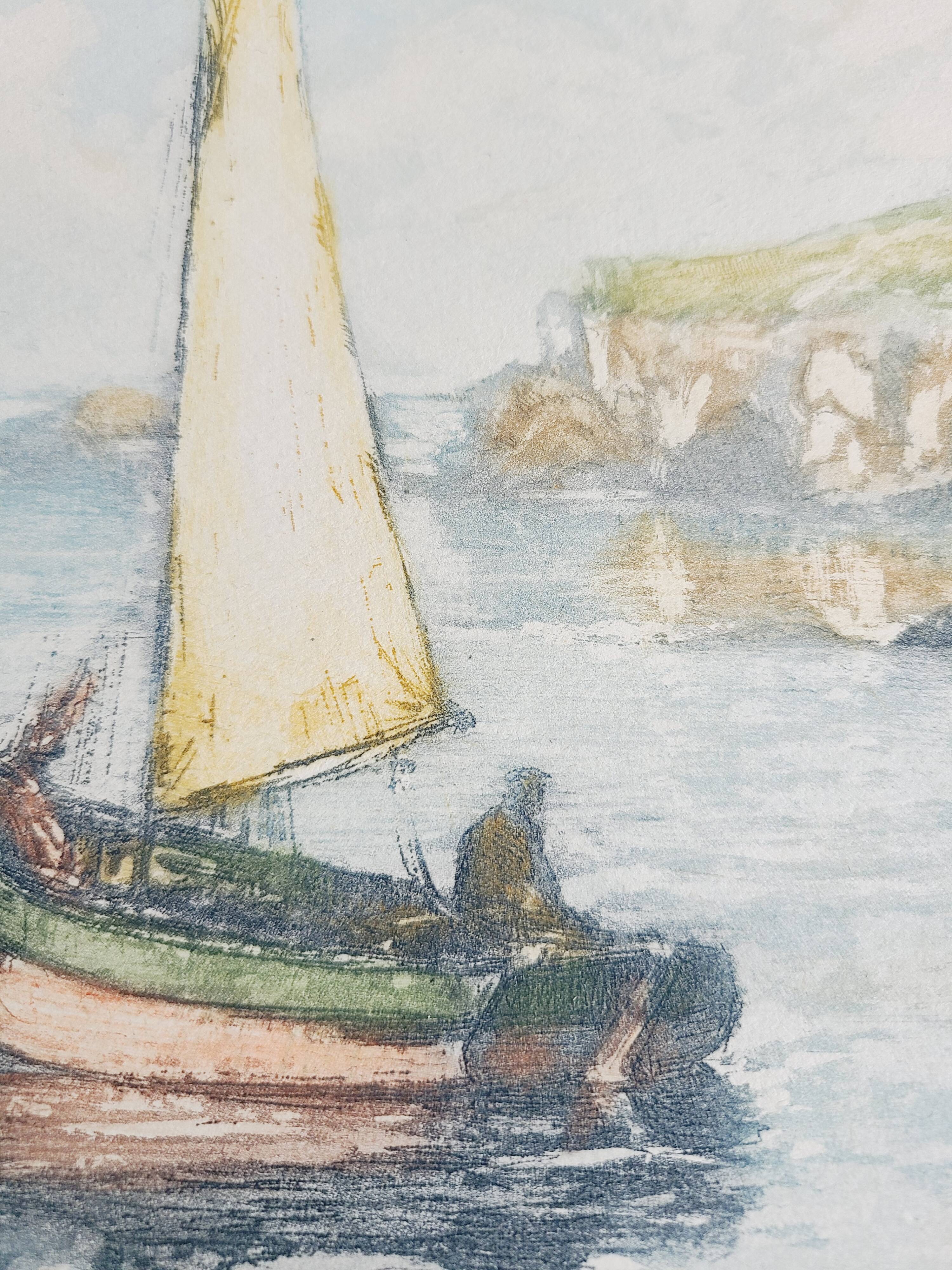 Etching and aquatint A. Lafitte 49 x 33.5 cm