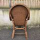 Arts & Crafts armchair in wicker and rattan attributed to Dryad & Co, UK, circa 1920.