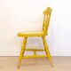 Oak Wooden Grid Seat Chair, Spain, 1950s
