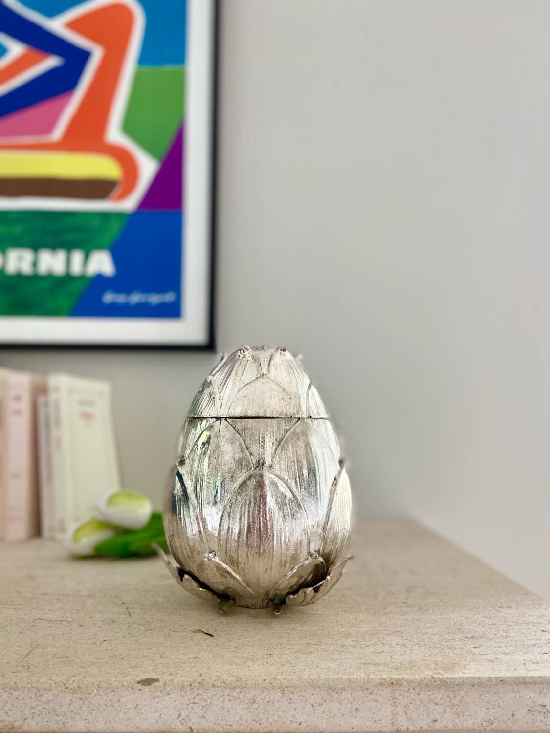 "Artichoke" ice bucket by Mauro Manetti for Fonderia Darte - circa