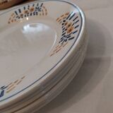 Castre earthenware flat plates, September model
