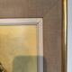Old painting, horse scene, signed F Castellan, early 20th century