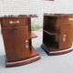 Pair of art deco bedside tables of the 30s