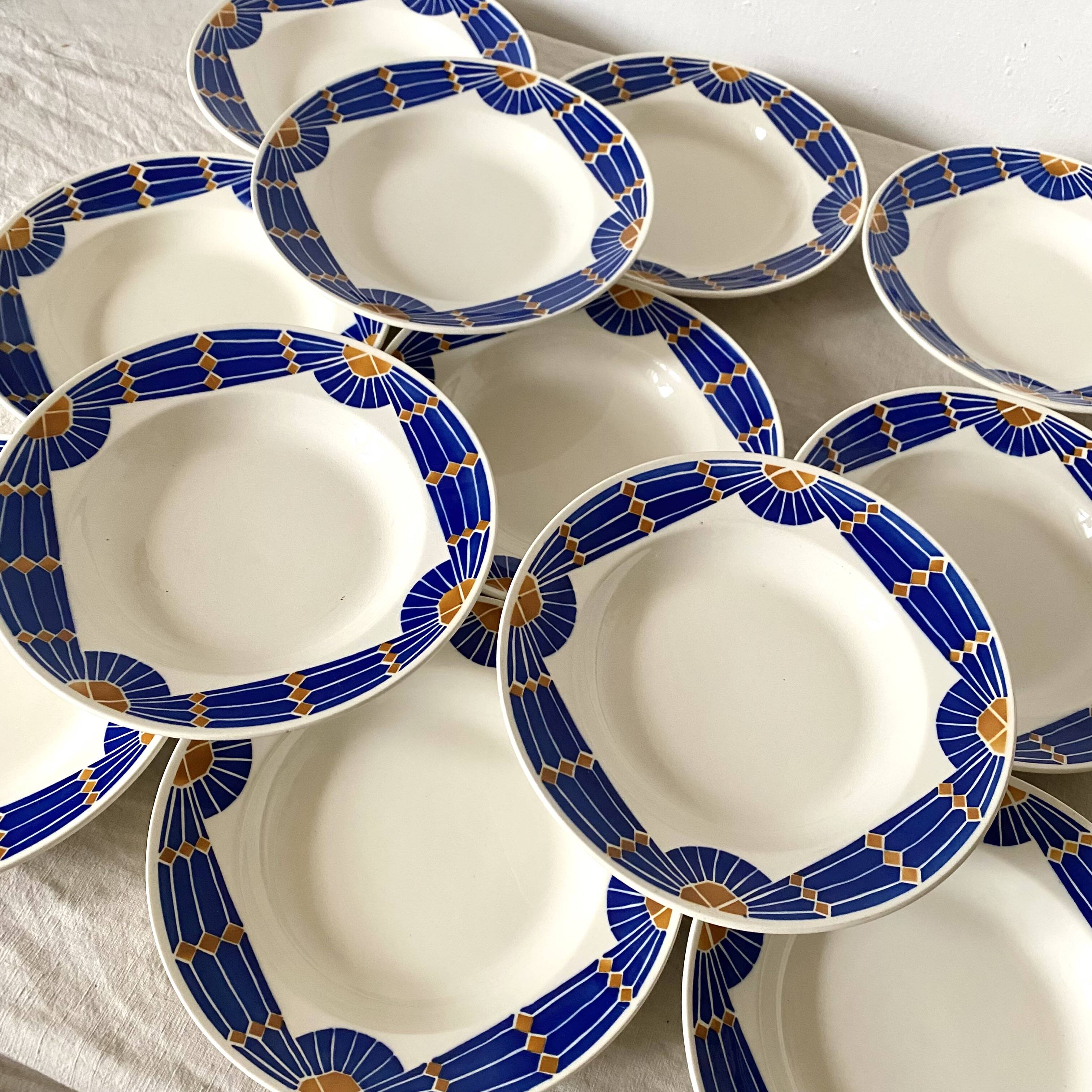 Deep plates Badonviller Saint Gabrielle 1900