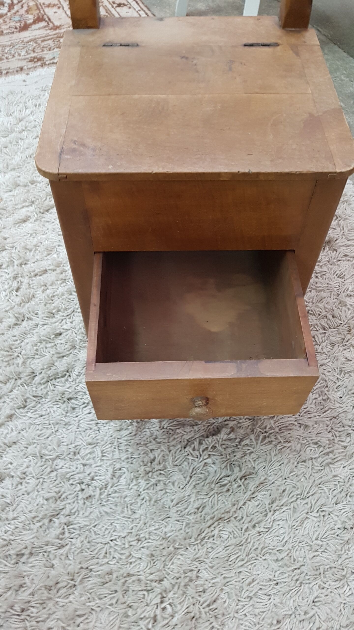 Child's downbating trunk chair