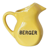 Old yellow pitcher Berger Annisette