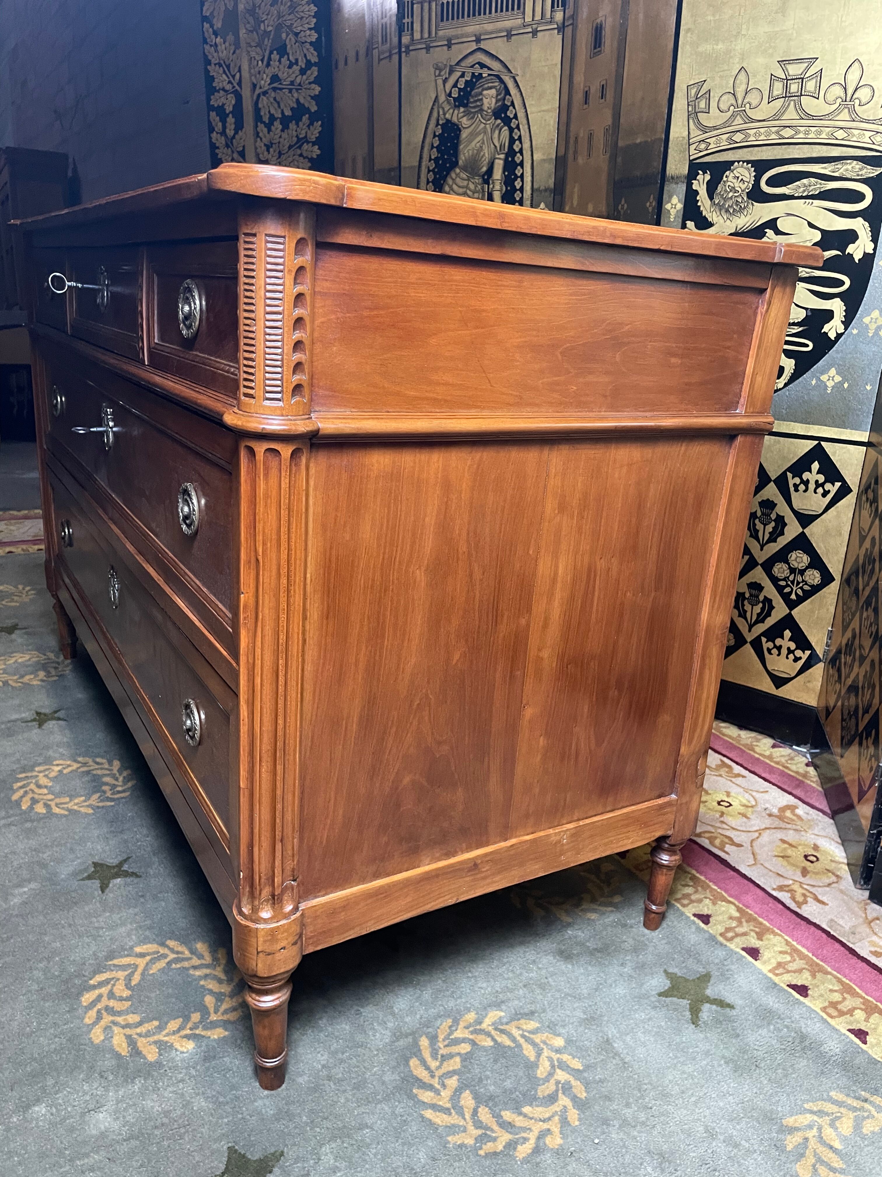 Restored Louis XVI period chest of drawers
