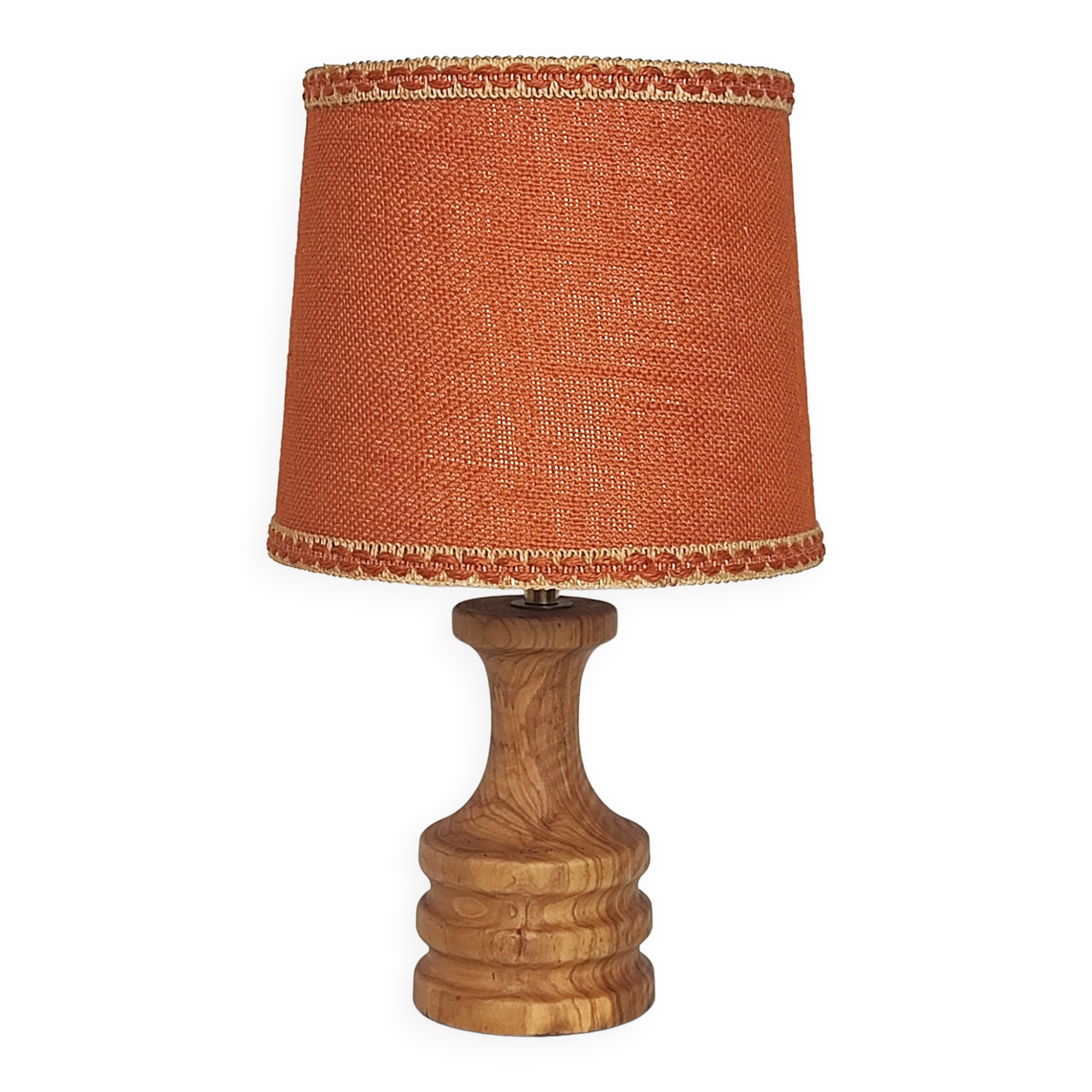 Lampe pied en bois