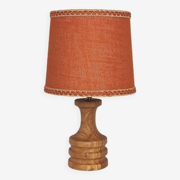 Lampe pied en bois