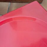 Red table OZOO. Marc Berthier for Prisunic. 1970