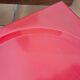 Table rouge OZOO. Marc Berthier pour Prisunic. 1970