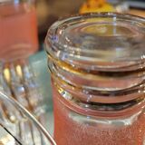 Colored granite glasses 60's