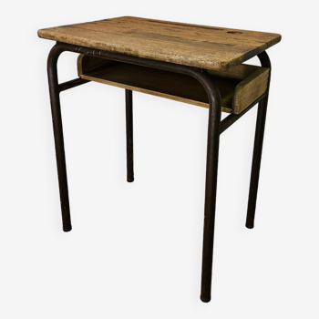 School desk 1950 one place adult size with locker